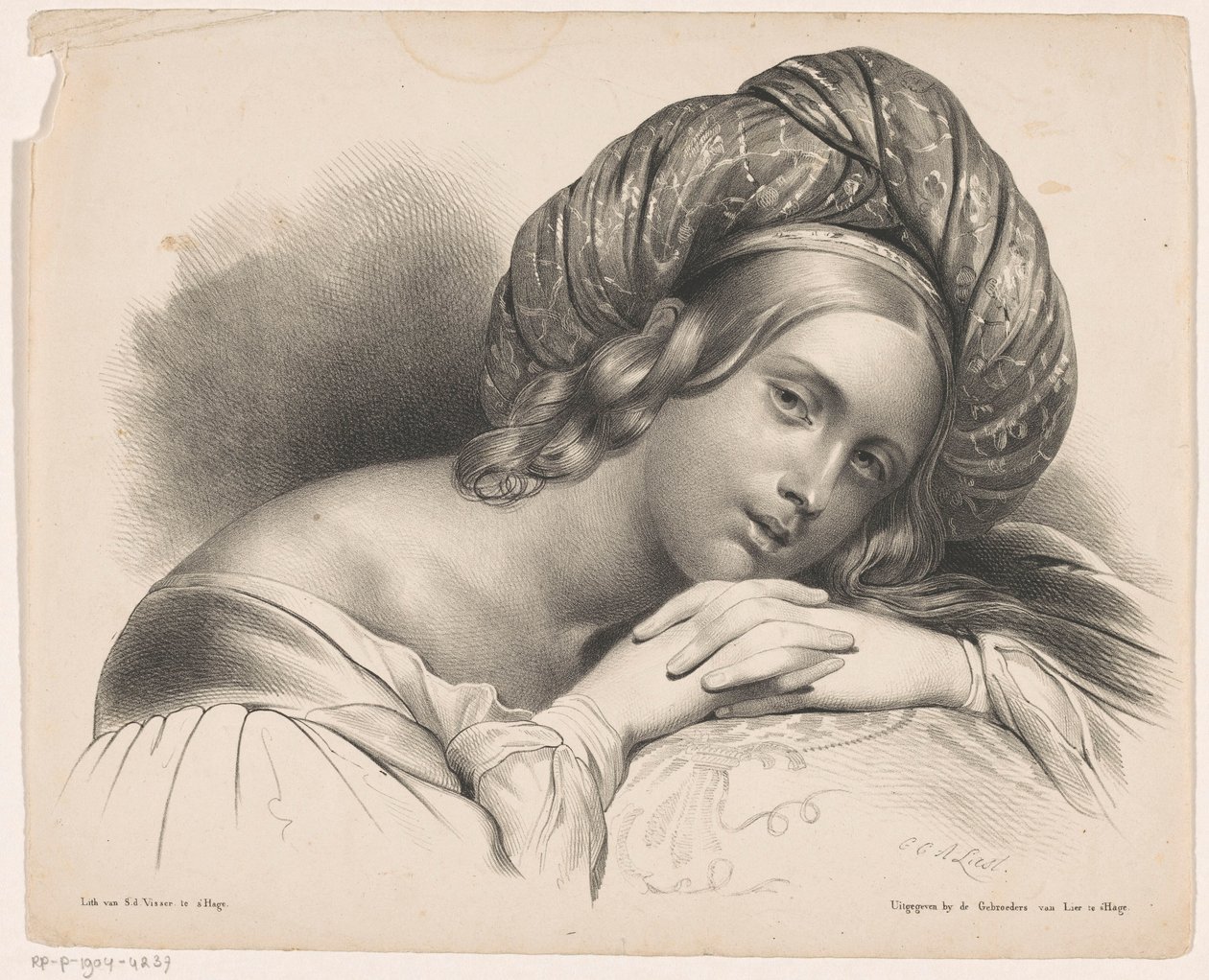 Pige med turban af Carel Christiaan Antony Last