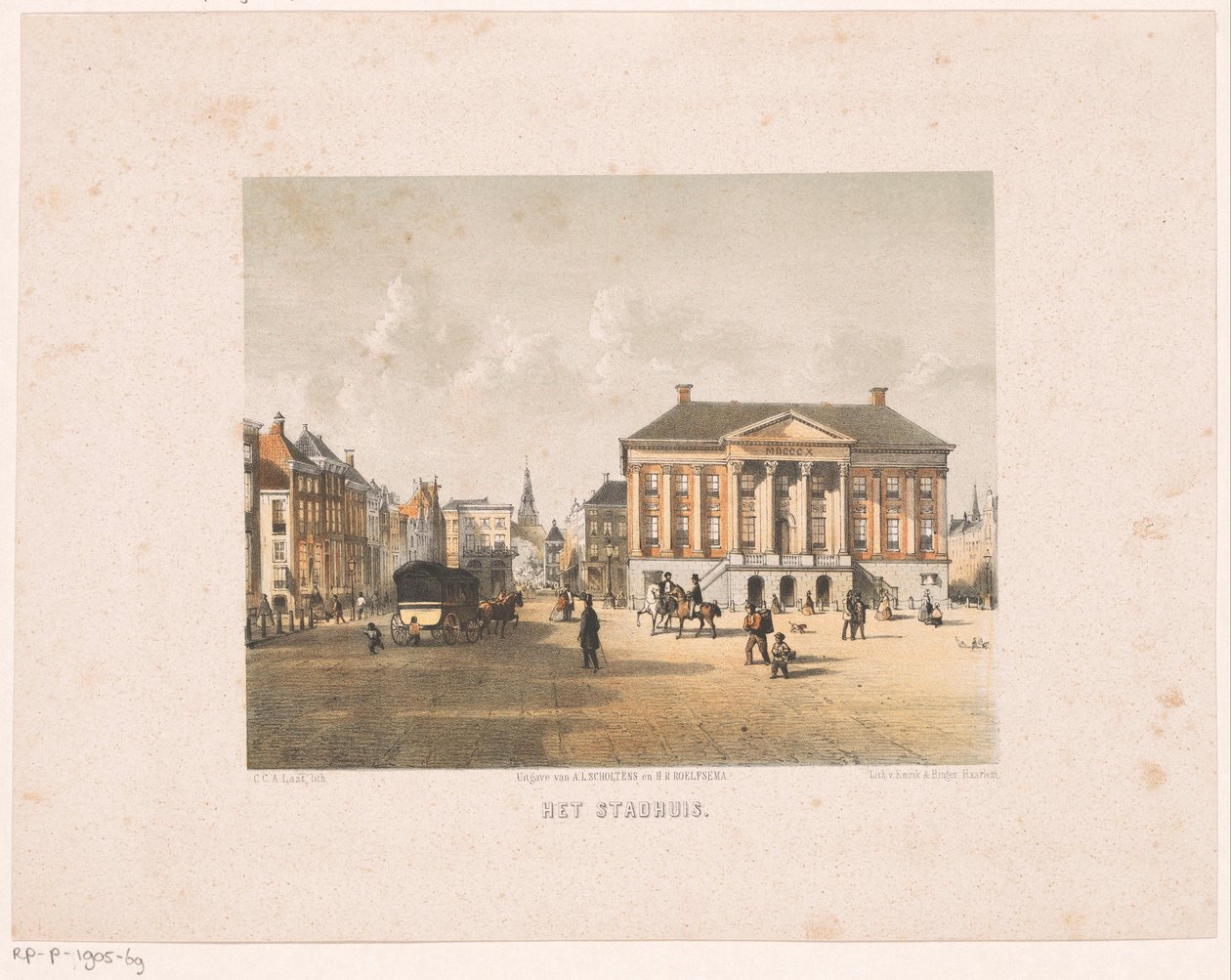 Rådhuset i Groningen Rådhuset (titel på objekt) af Carel Christiaan Antony Last