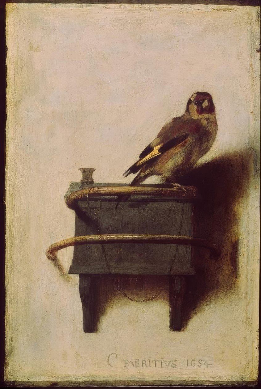 The Goldfink (The Goldfinch, The Goldfinch) af Carel Fabritius