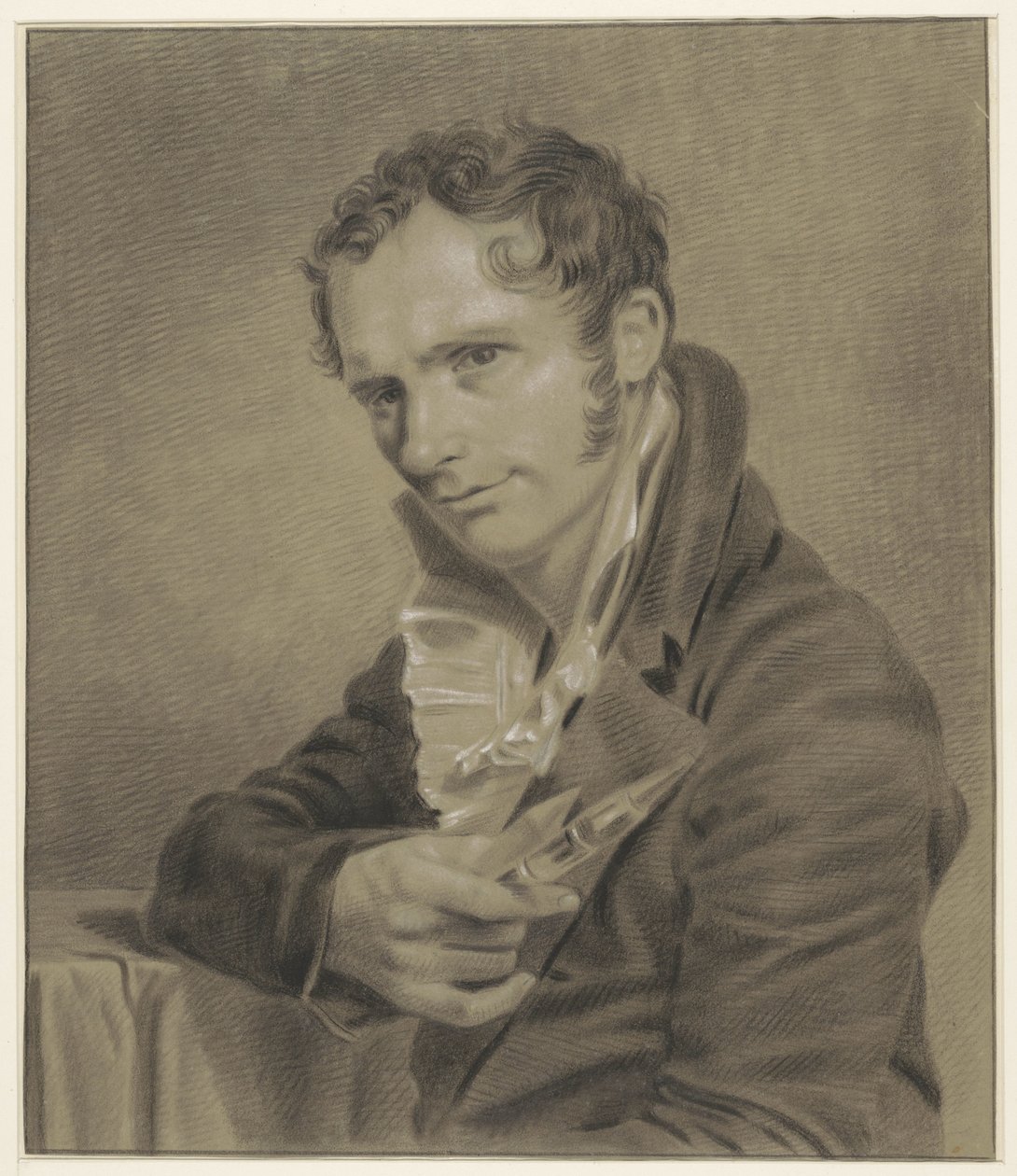 Selvportræt af Carel Jacob van Baar