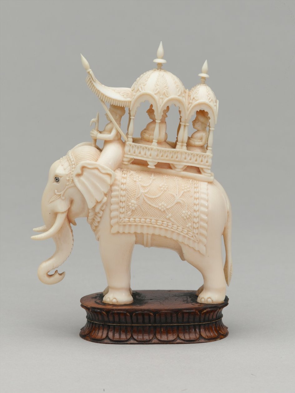 Sort konge, skakbrik, Indien, 1820 ca af Carel Jacobus Behr