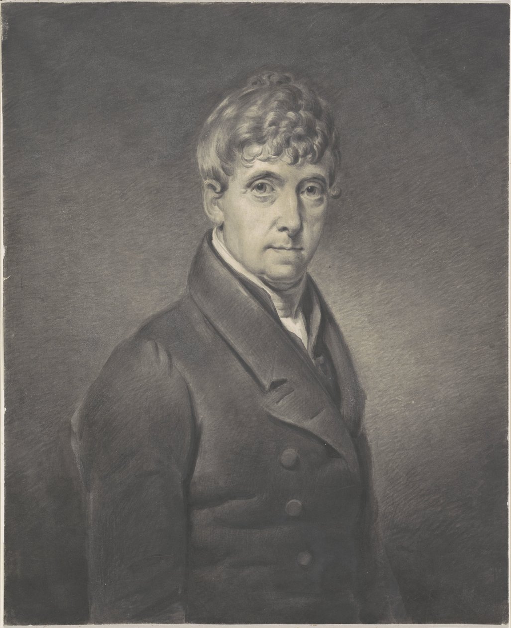 Portret af Charles Howard Hodges af Carel Lodewijk Hansen