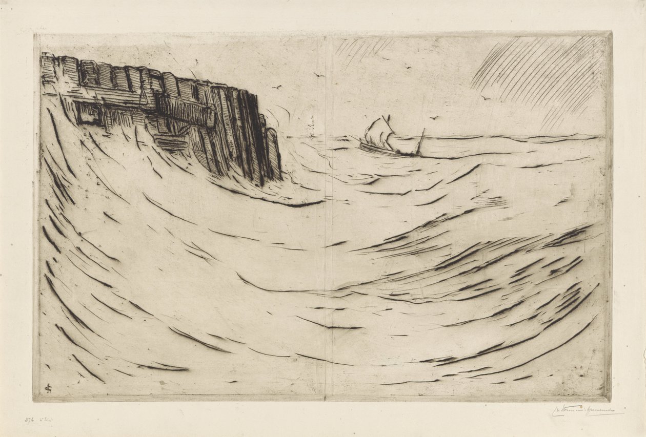 Havnehoved i Vlissingen af Carel Nicolaas Storm van 