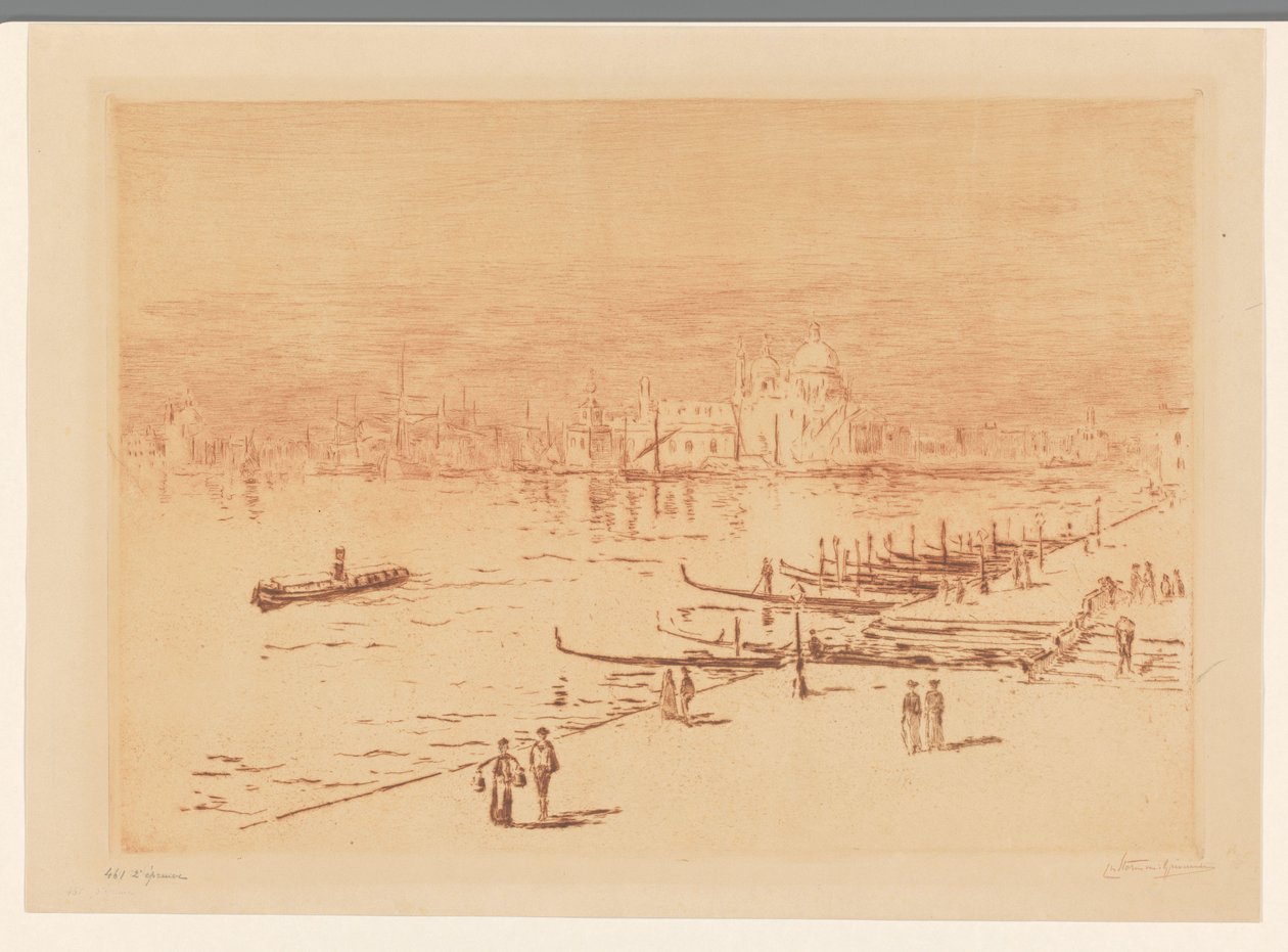 Kaj med vandrere i Venedig af Carel Nicolaas Storm van 