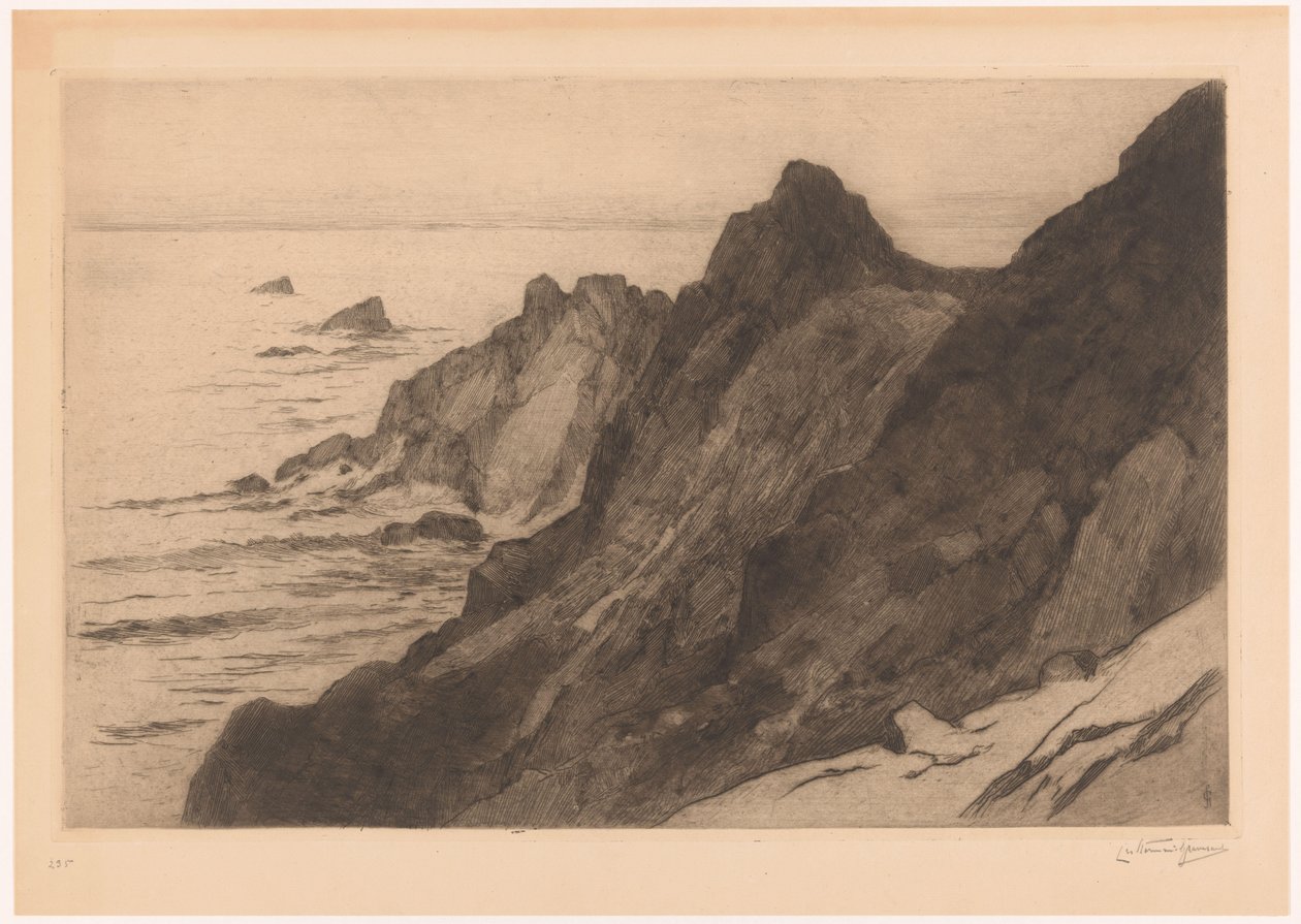 Pointe du Raz af Carel Nicolaas Storm van 