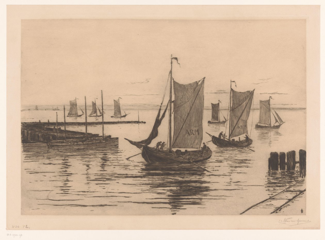 Retur af fiskerflåden af Carel Nicolaas Storm van 
