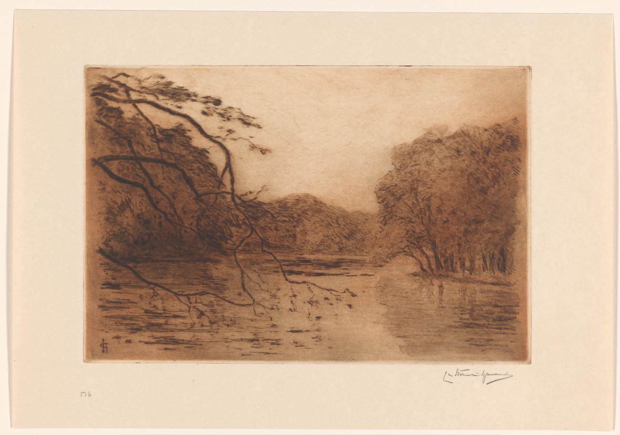 Dam i Haagse Bos af Carel Nicolaas Storm van 