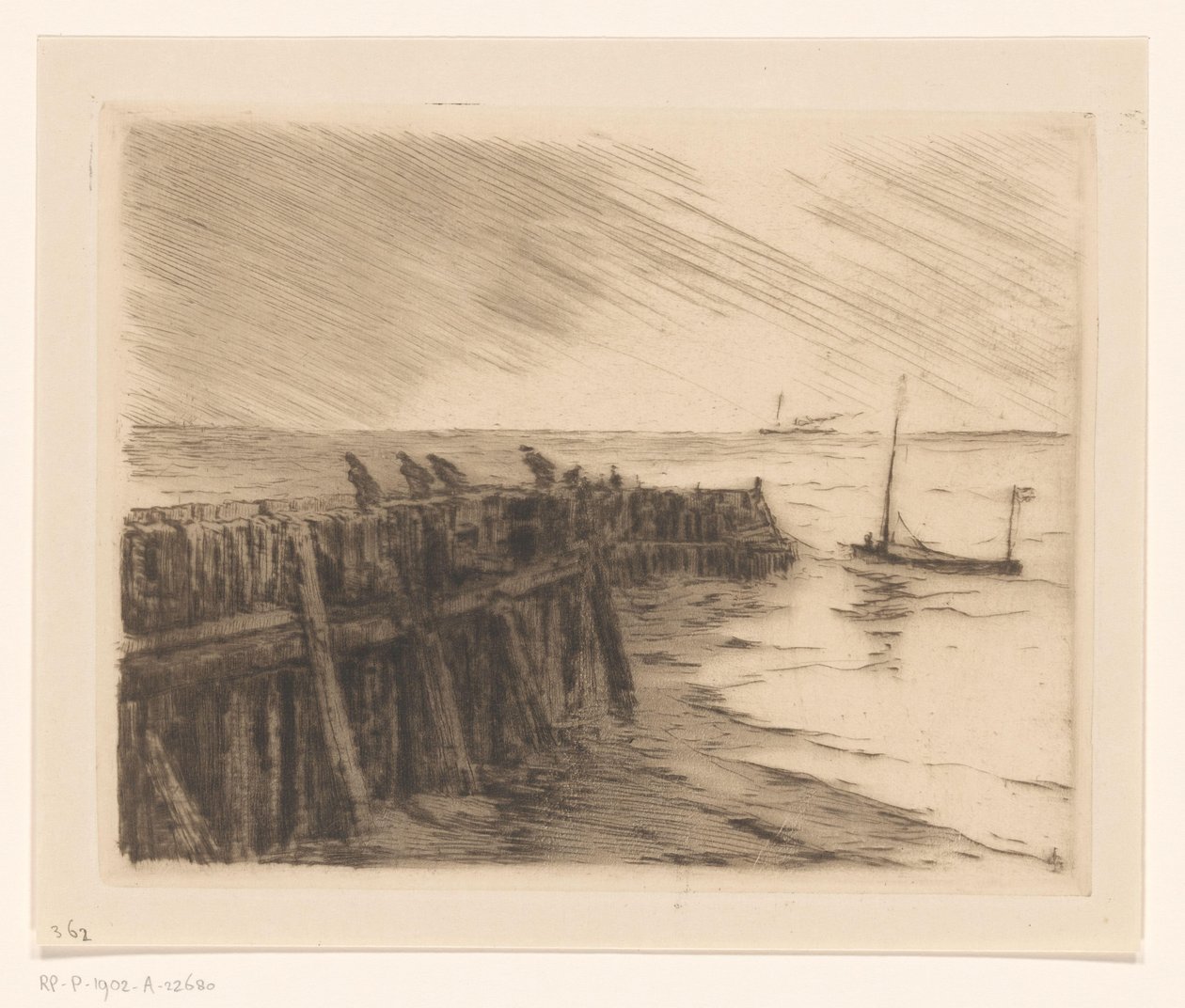 Havnehoved i Vlissingen af Carel Nicolaas Storm van 