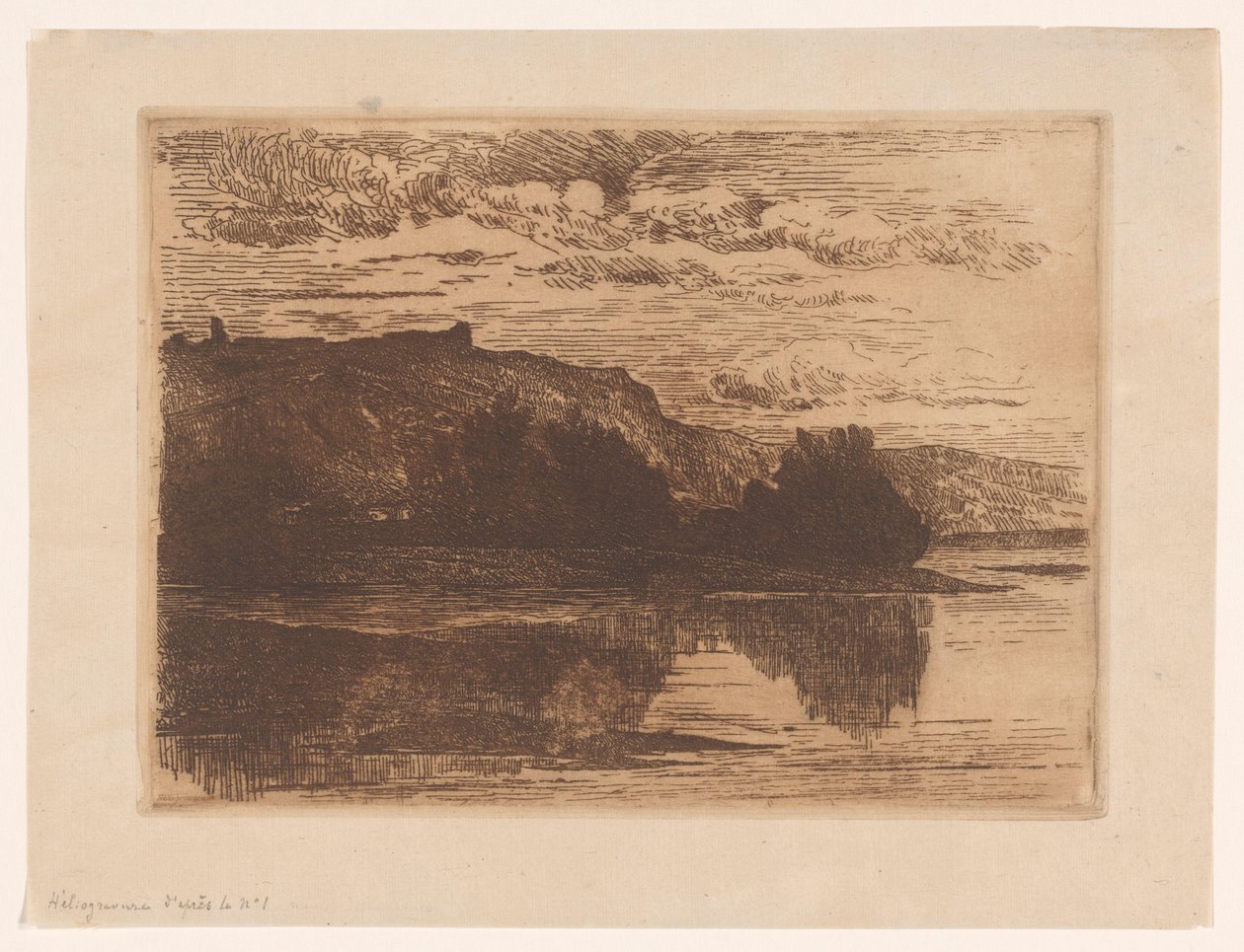 Ruiner af kasteel Poilvache Ruinerne af Poilvache, nær Dinant (original titel) af Carel Nicolaas Storm van 