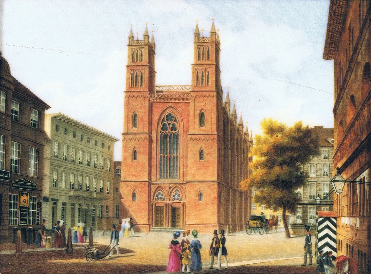 Friedrichswerder Kirke i Berlin af Carl Daniel Freydanck