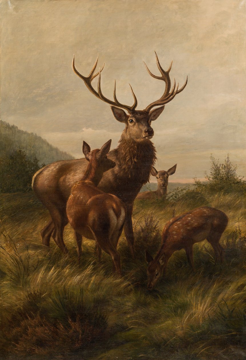 Tolvskærm med bagklap af Carl Friedrich Deiker