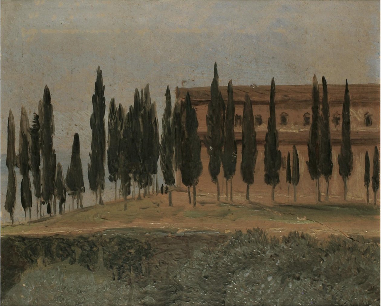 Monte Oliveto kloster nær Firenze af Carl Gustav Carus