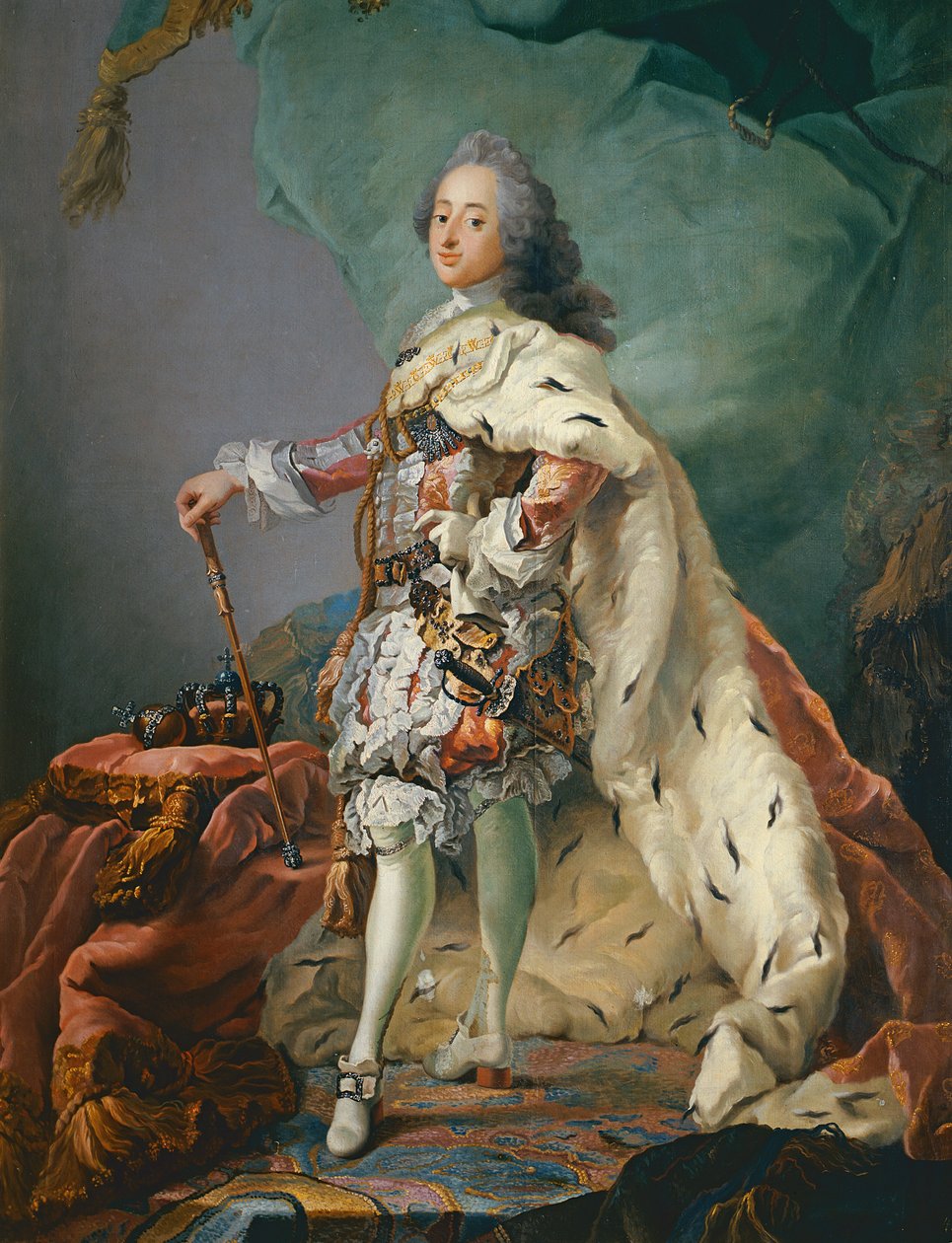 Portræt af Frederik V, 1749 af Carl Gustaf Pilo