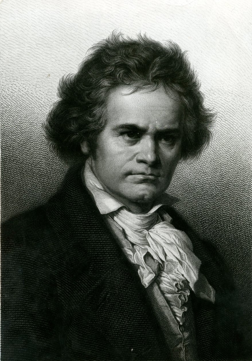 Portræt af Beethoven af Carl Jager
