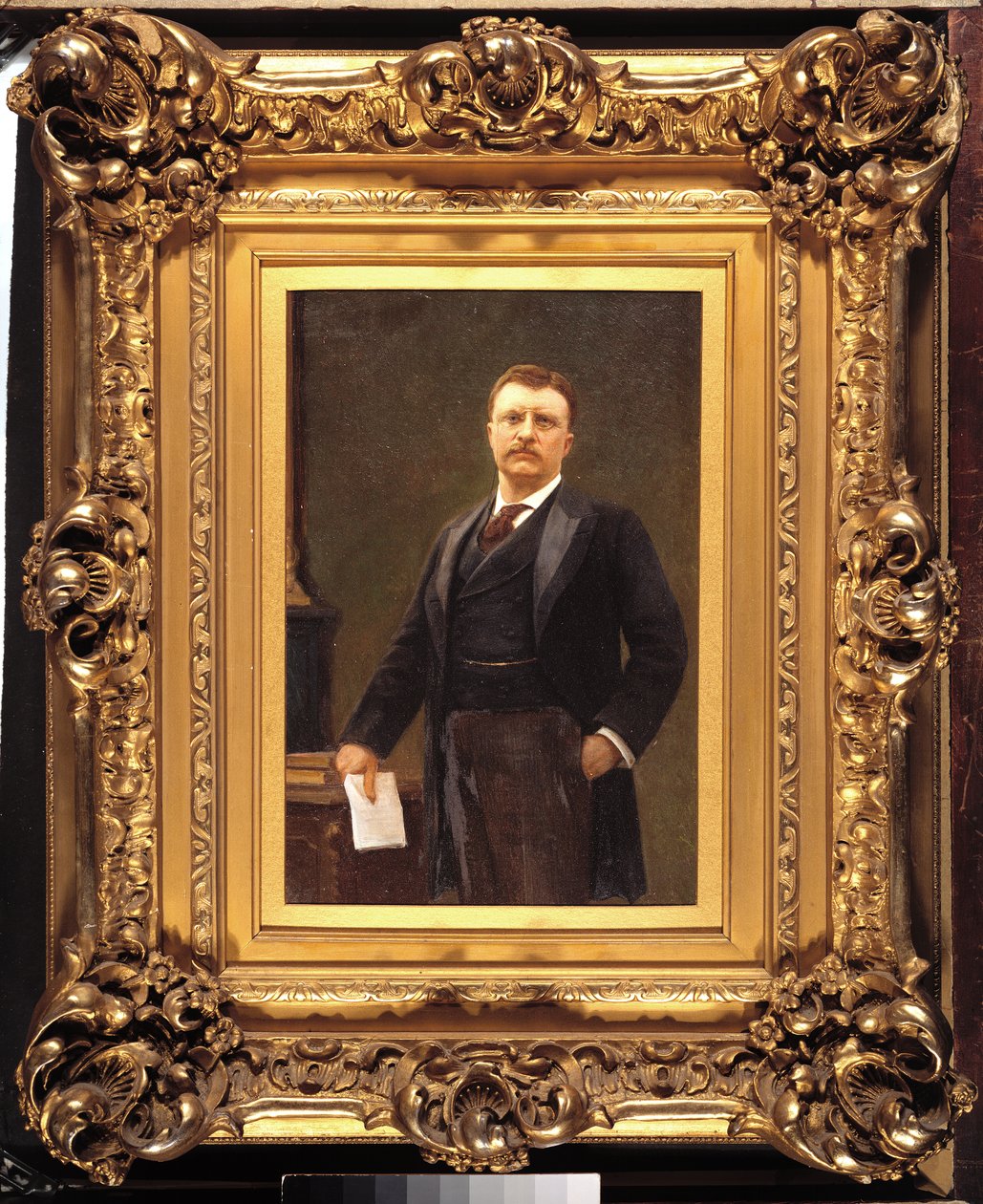 Theodore Roosevelt af Carl Ludwig Friedrich Becker