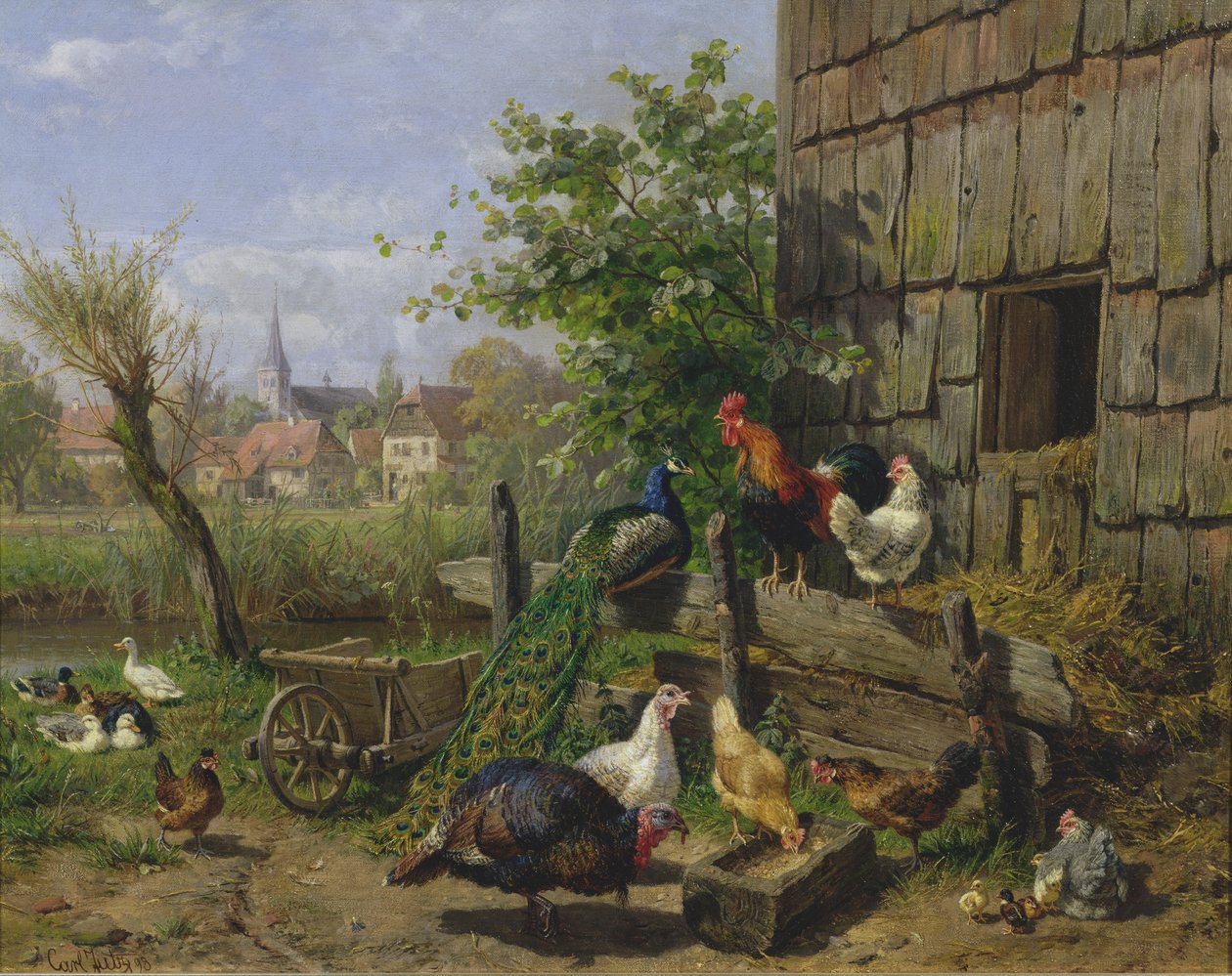Gården, 1898 af Carl Jutz