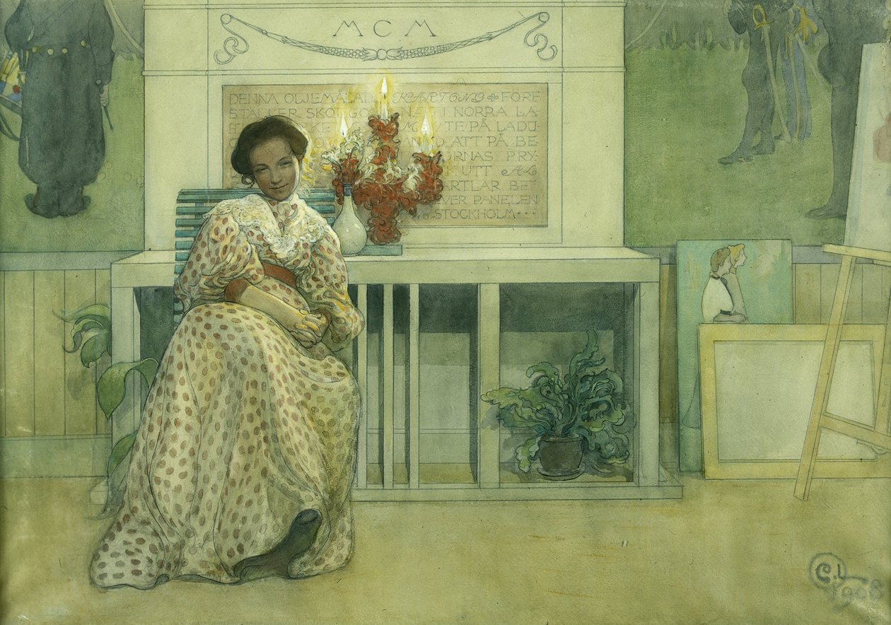 Efter prom af Carl Larsson
