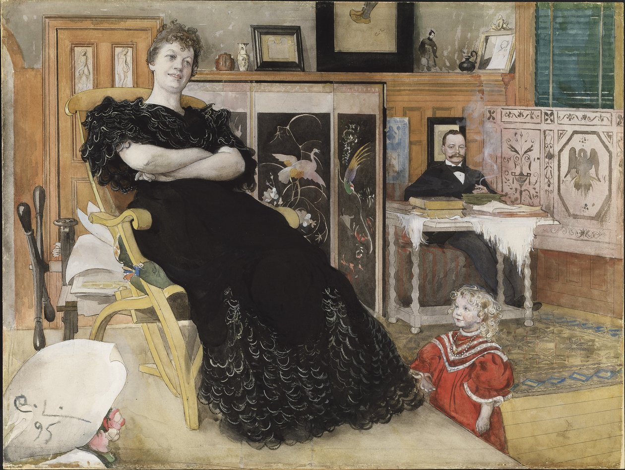 Anna Pettersson, ca. 1895 af Carl Larsson