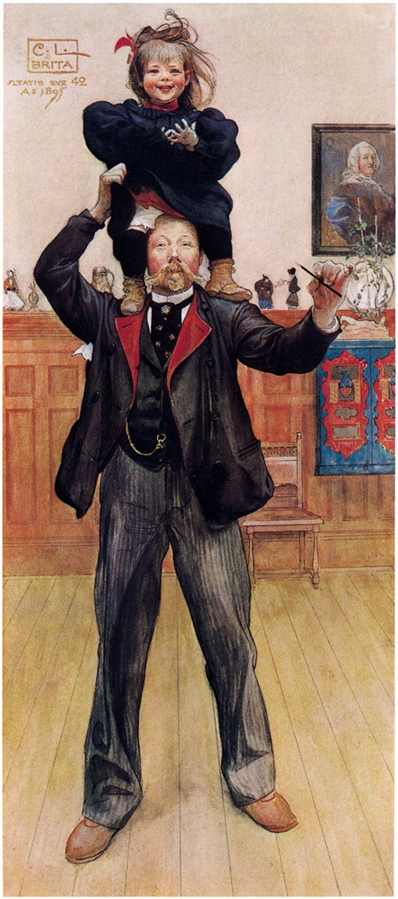 Brita og jeg af Carl Larsson