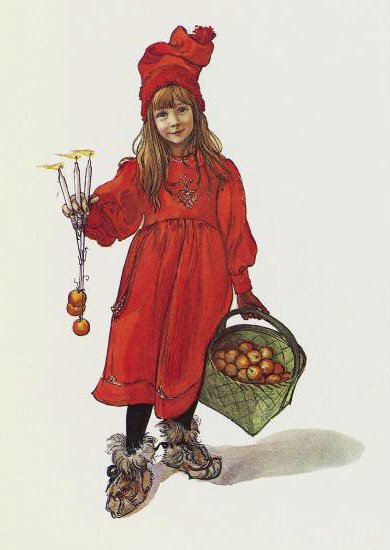 Brita som Iduna af Carl Larsson