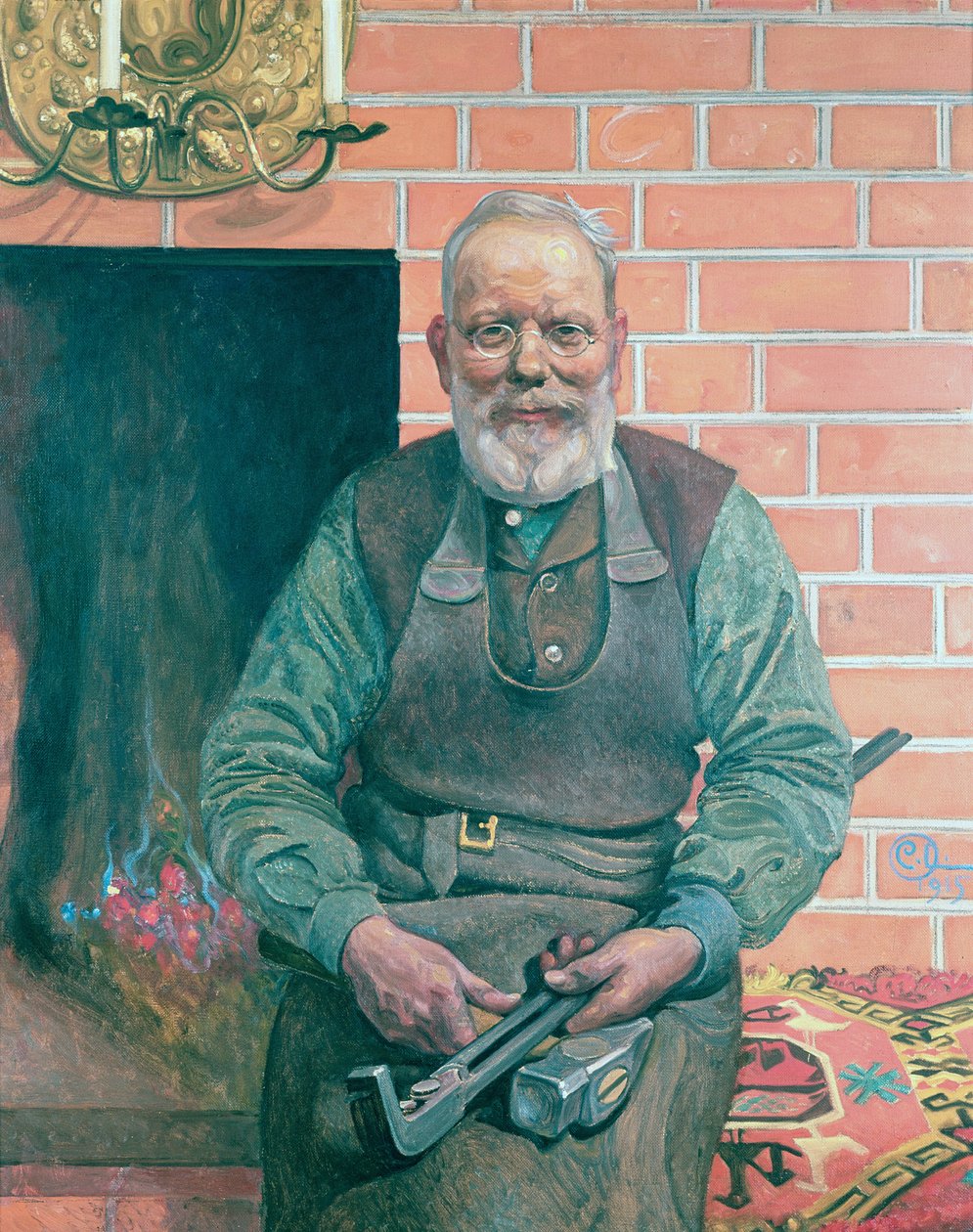 Erik Erikson, Smeden af Carl Larsson