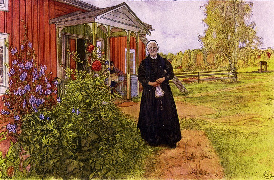 Far og mor af Carl Larsson