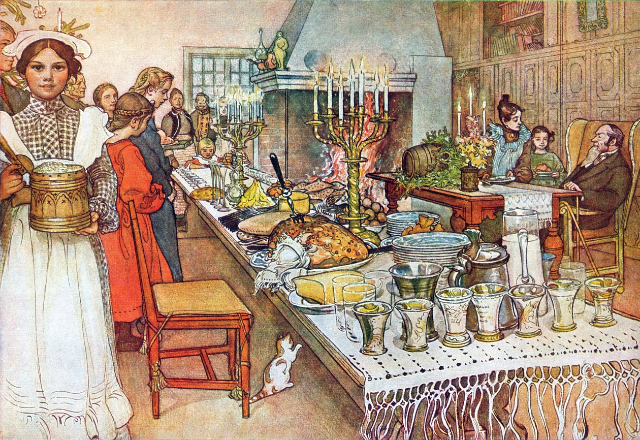 juleaften af Carl Larsson