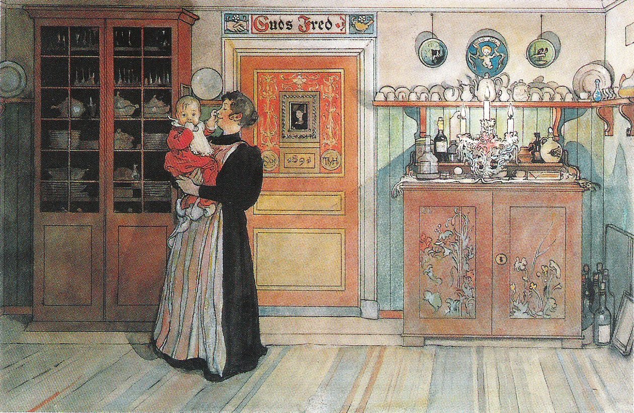 Mellem jul og nytår af Carl Larsson