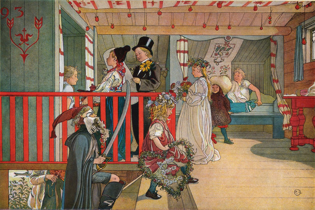 Hedder på lagerhuset af Carl Larsson