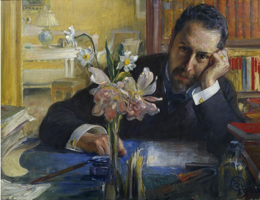 Oscar Levertin af Carl Larsson