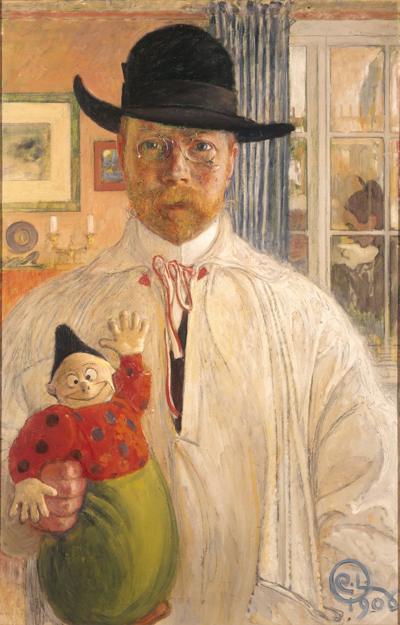 Selvportræt af Carl Larsson