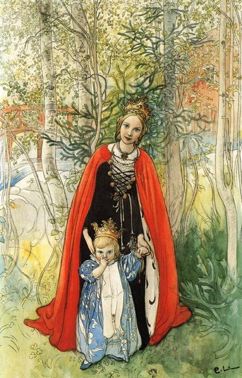 Forårsprinsesse af Carl Larsson