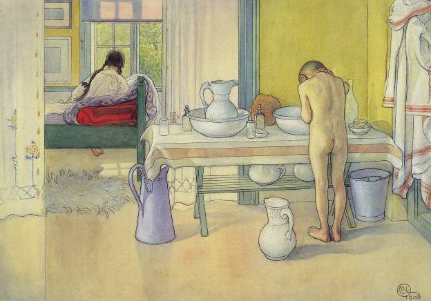 Sommer morgen af Carl Larsson