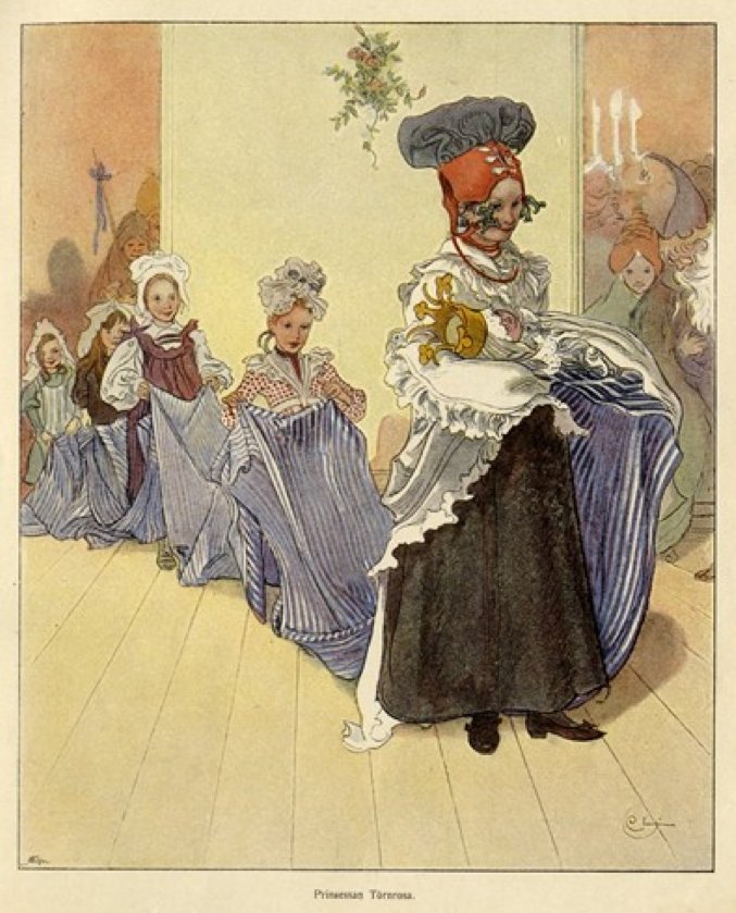 Sovende skønhed af Carl Larsson