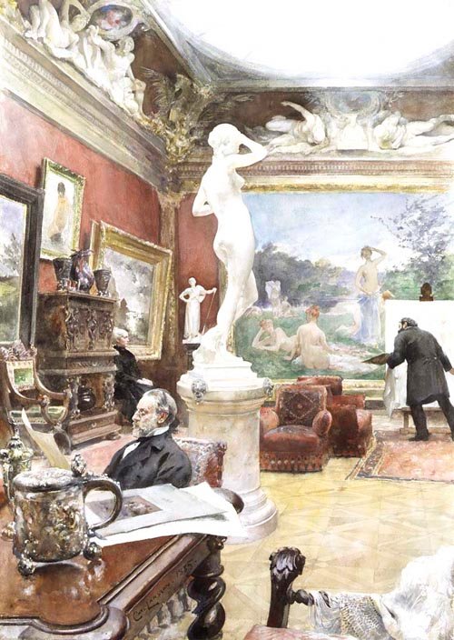fürstenberg galleri af Carl Larsson