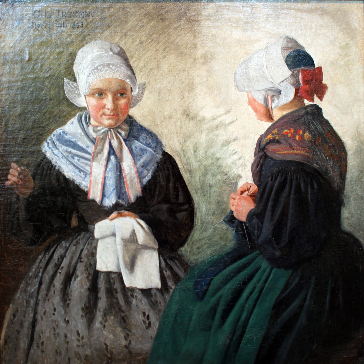 To frisiske bønder af Carl Ludwig Jessen