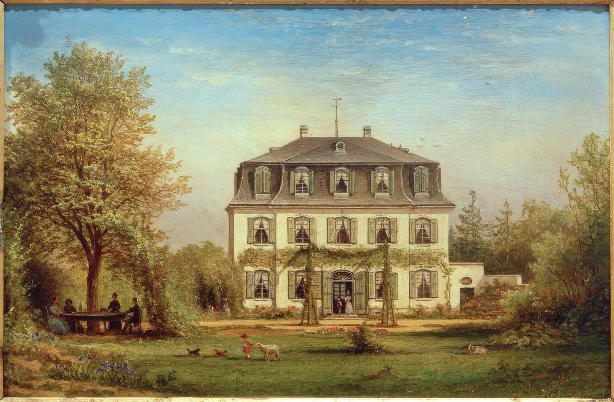 C. Morgenstern, sommerhus d. Bansa familie af bankfolk, Sachsenh. af Carl Morgenstern