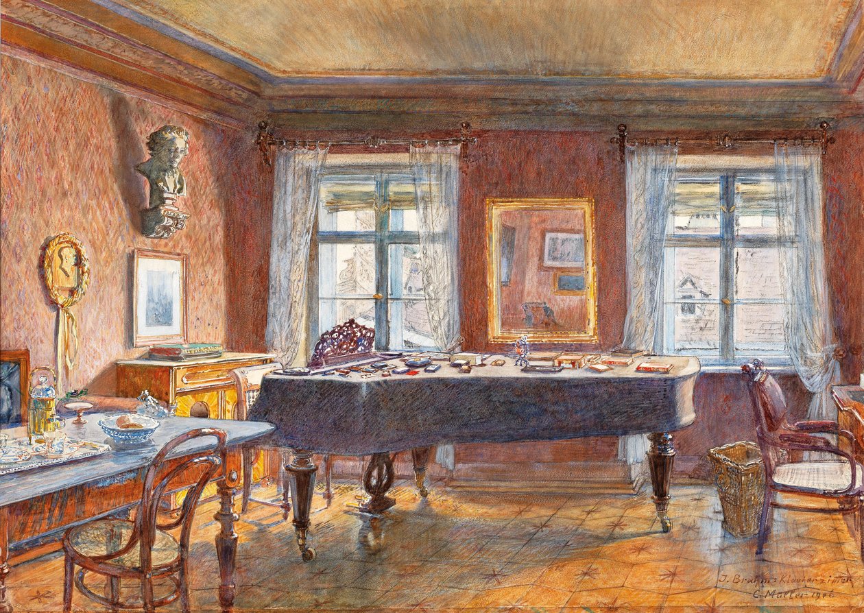 J. Brahms, klaverrum Deutsch: J. Brahms, klaverrum af Carl Muller