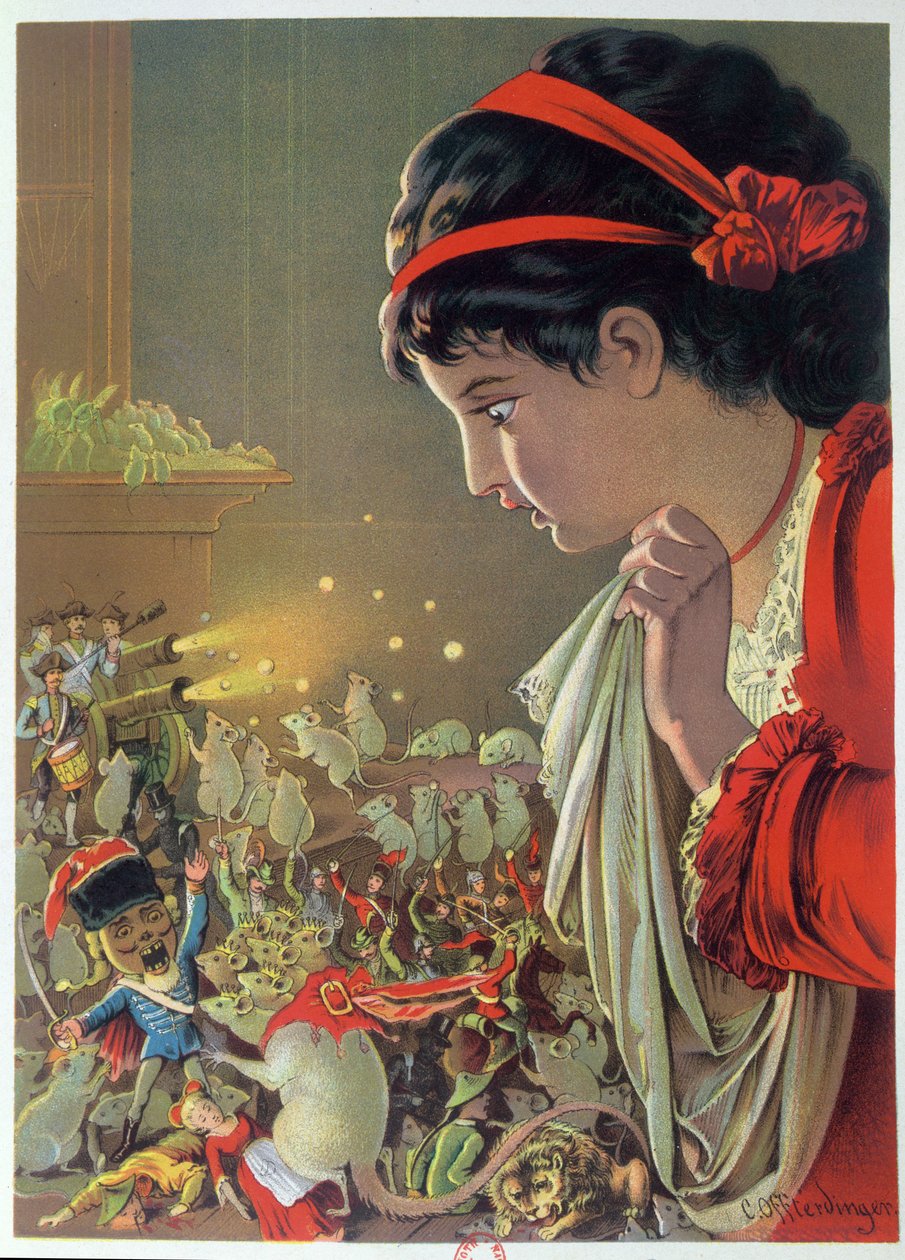 Nøddeknækkeren Prince and the Mouse King, illustration fra 