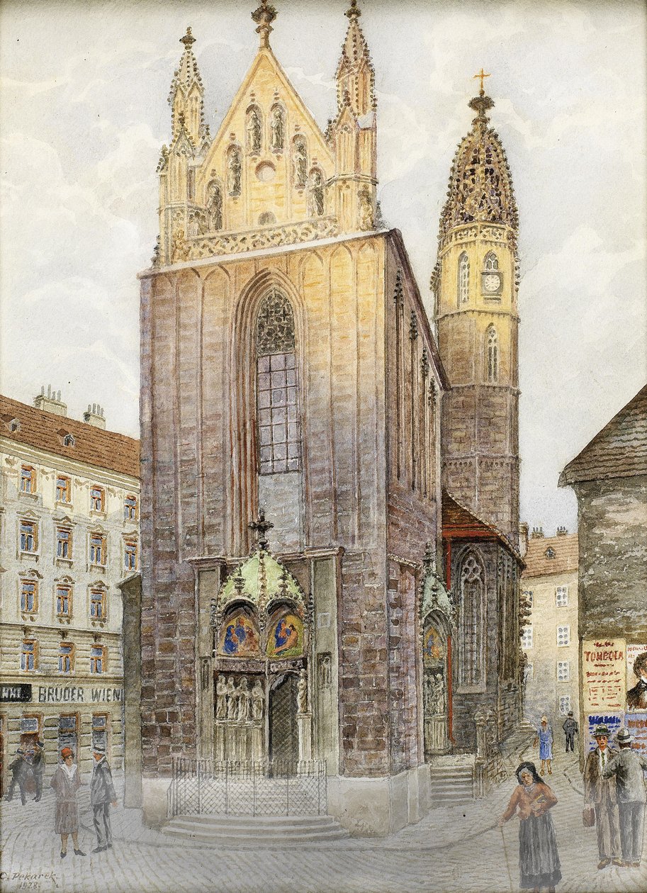 Maria am Gestade kirke, Wien af Carl Pekarek