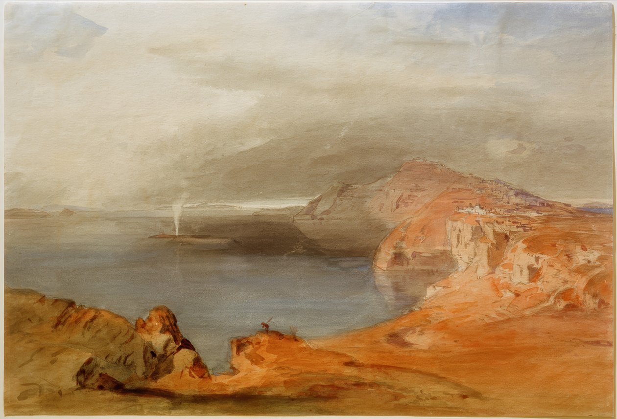 Santorin af Carl Rottmann