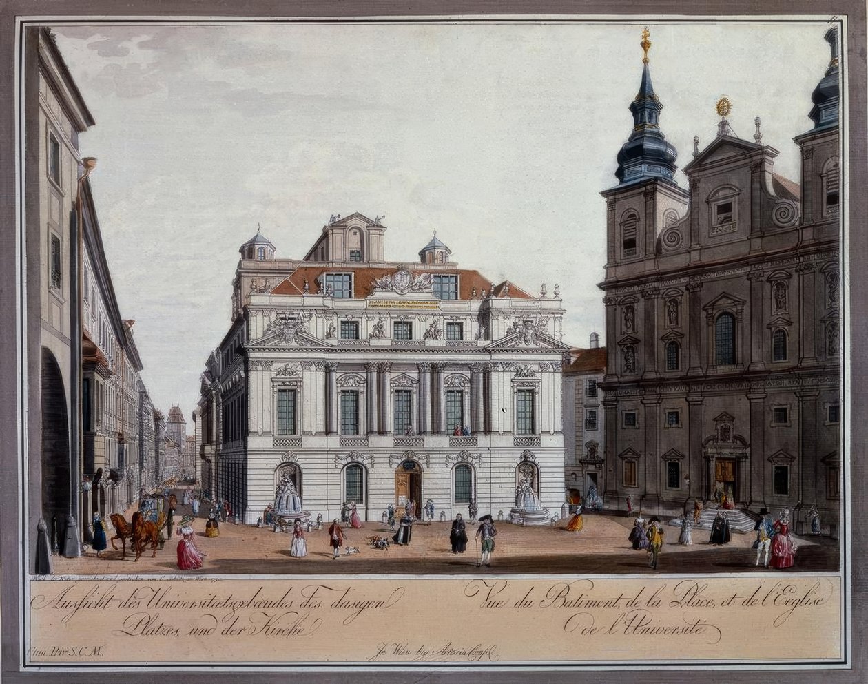 Wien, Alte Uni / Schütz af Carl Schütz