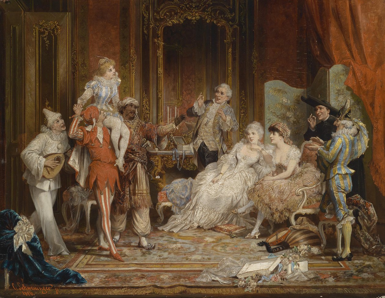 karneval af Carl Schweninger jr.
