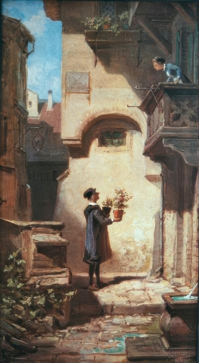 Den velvillige af Carl Spitzweg