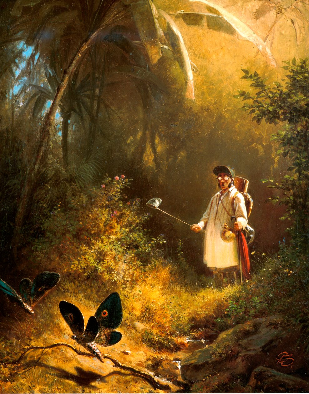 Sommerfuglefangeren af Carl Spitzweg