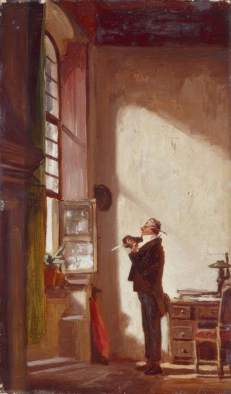 Forfatteren af Carl Spitzweg