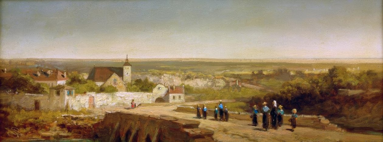 Instituttets piger vender hjem af Carl Spitzweg
