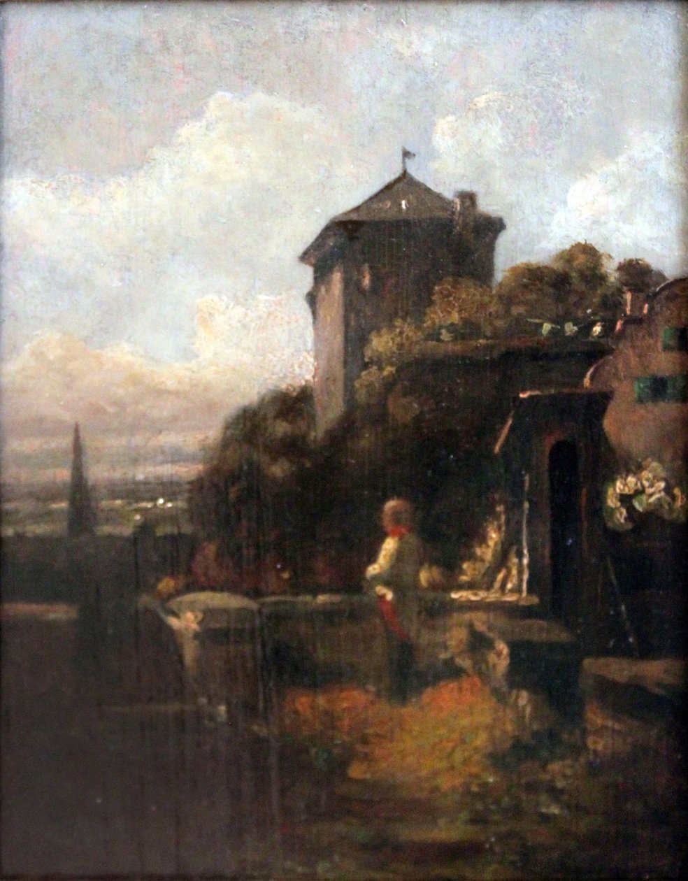 Vagtpost på voldene af Carl Spitzweg