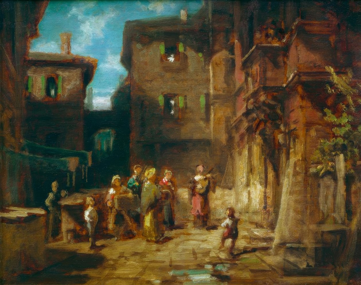 Gademusikanter af Carl Spitzweg