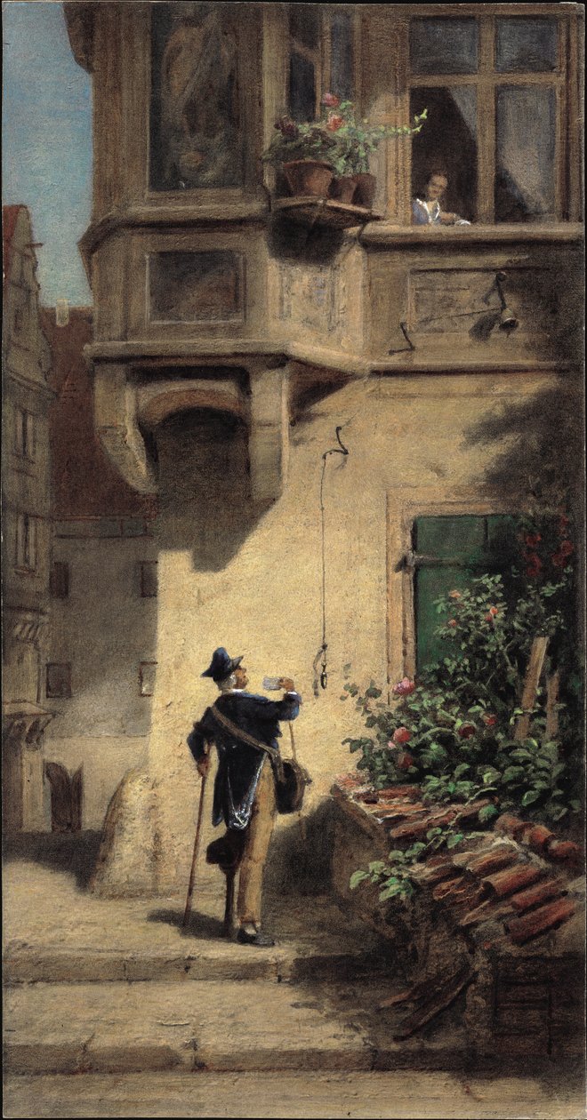 Postbuddet af Carl Spitzweg